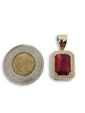 Ruby Rouge en or 10K