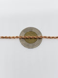 Solid 10K Rose Gold Rope Chain 3mm For Men | Chaine en or 10K pour homme en or rose 10kt et 3mm-Gold Custom