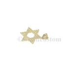 Star de David Coupe diamond cut en or 10 karat - orquebec