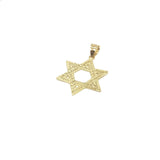 Star de David SOD-001 en or 10 karat diamond cut - orquebec