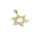 Star de David SOD-005 en or 10 karat moyen - orquebec