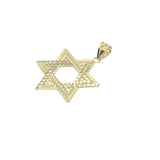 Star de David SOD-005 en or 10 karat moyen - orquebec