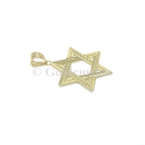 Star de David SOD-005 en or 10 karat moyen - orquebec