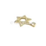 Star de David SOD-006 style nugget en or 10 karat - orquebec