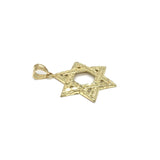 Star de David SOD-006 style nugget en or 10 karat - orquebec