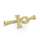 Tau Cross 10K Yellow Gold Pendant - orquebec