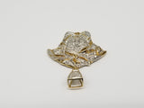 T??te de Versace medussa 0.63ct Diamants en or 10 karat - orquebec