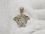 T??te de Versace medussa 0.63ct Diamants en or 10 karat - orquebec