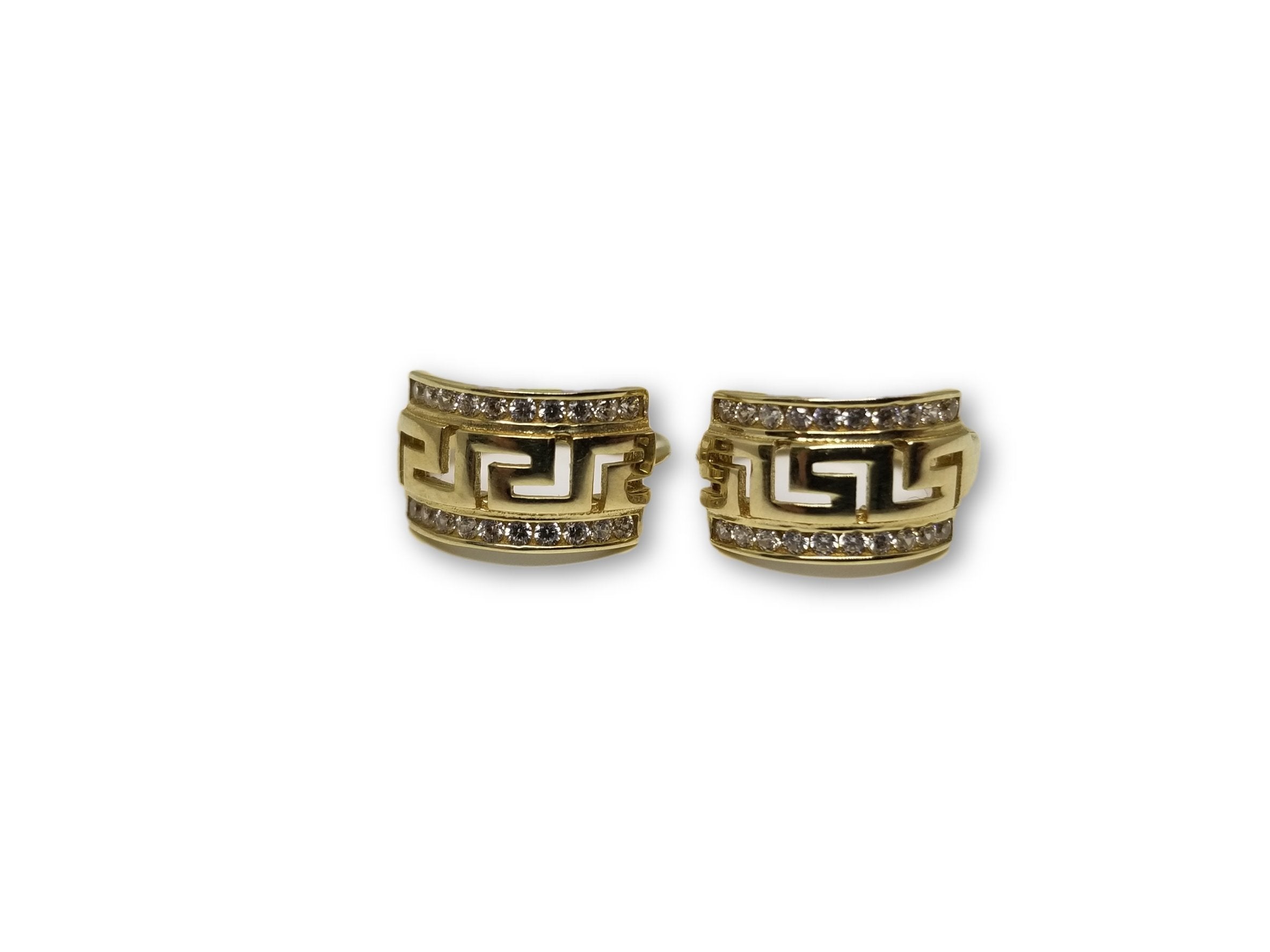 versace earings 10 karat gold - orquebec