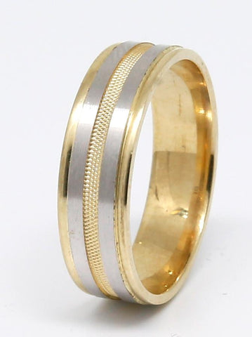 Wedding band 10 karat gold - orquebec