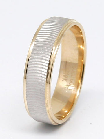 Wedding band 10 karat gold - orquebec