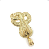 Wild Snake 10K Yellow Gold Pendant - orquebec